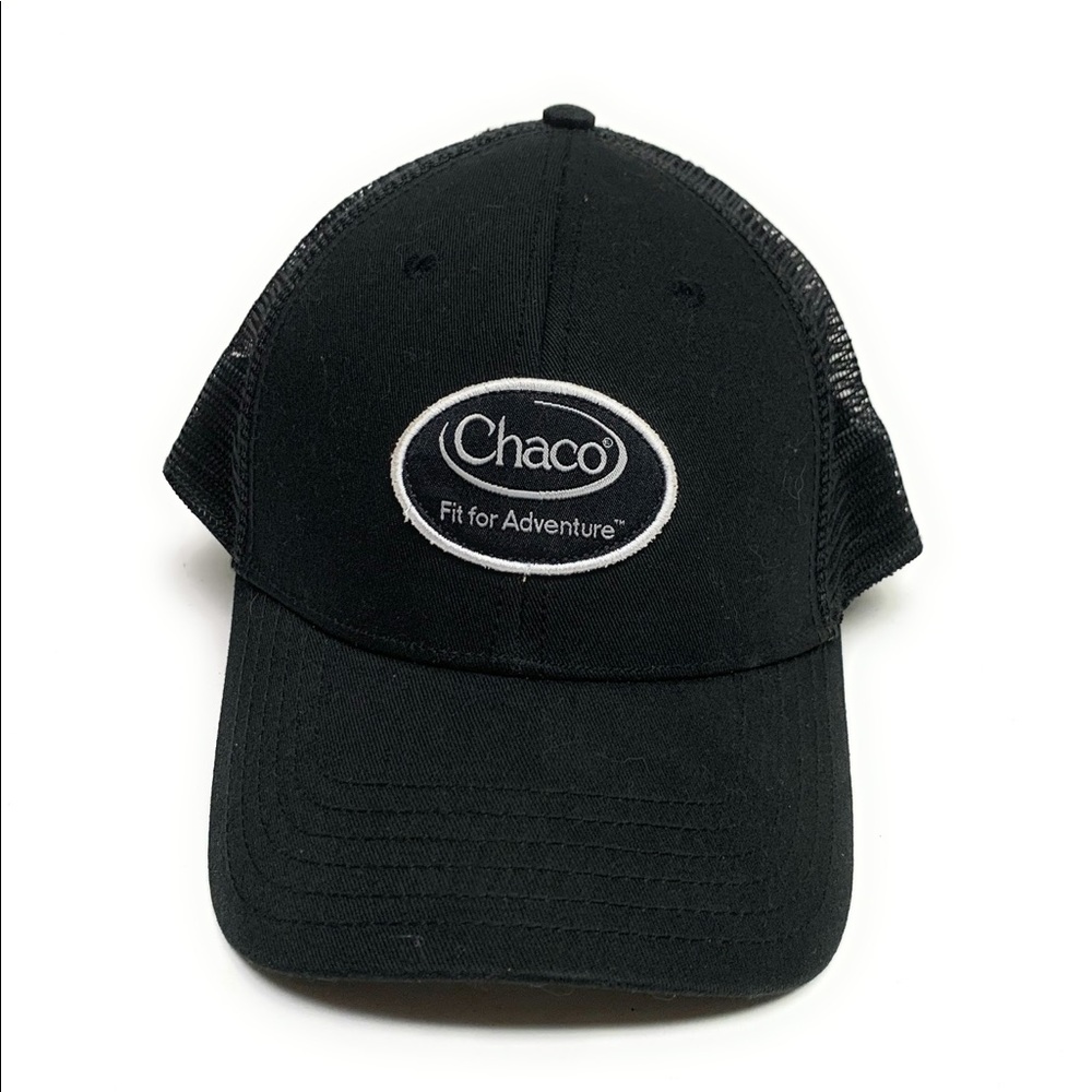 Chaco Hiking Men’s Hat Mesh Trucker Black Snapback Adjustable Hiking